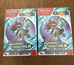 LOT OF 2 BOXES! Pokemon TCG New Sealed Journey Together Build And Battle Box X2 - Image 1