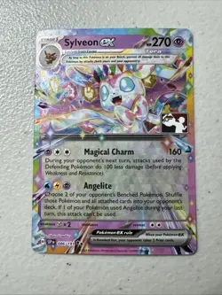 Play! Pokemon Prize Pack Series 7 Prismatic Evolutions 086/191 Sylveon EX - Image 1