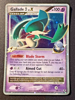 Gallade E4 LV.X 106/111 Platinum Rising Rivals Pokemon Card Holo Foil Rare LP - Image 1