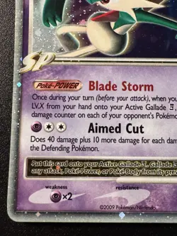 Gallade E4 LV.X 106/111 Platinum Rising Rivals Pokemon Card Holo Foil Rare LP - Image 5