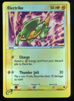Pokemon 2003 Ex Ruby & Sapphire - Electrike - Reverse Holo - 30 - Image 1