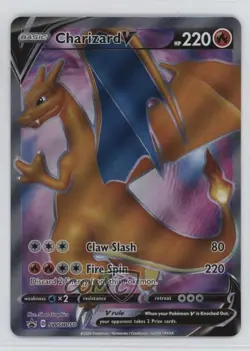 Charizard V (2020 Champions Path) Pokemon Sword & Shield Black Star Promo - Image 1