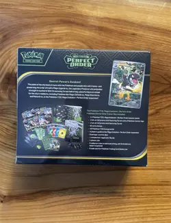 POKEMON TCG MEGA EVO PERFECT ORDER POKEMON CENTER ETB ELITE TRAINER BOX SEALED A - Image 2