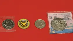 Pokemon Metal Coin Lot Pikachu Cherrim Lucario Honolulu World Championships 2024 - Image 5