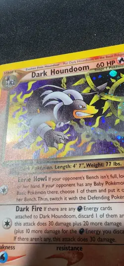 2000 Pokemon Dark Houndoom #7/105 Neo Destiny Holo Rare LP-MP - Image 2
