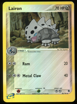 Pokemon 2003 Ex Ruby & Sapphire - Lairon - Reverse Holo - 36 - Image 1