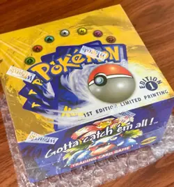 1999 Pokemon Base set 1st Edition Booster Box || Factory Sealed Wizards - Image 1