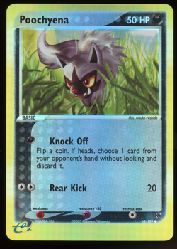 Pokemon 2003 Ex Ruby & Sapphire - Poochyena - Reverse Holo - 64 - Image 1