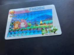 Wigglytuff Psyduck Prism No. 161 Bandai Carddass Series 5 Pokemon Japanese LP - Image 3