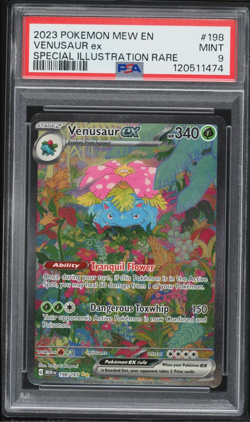 2023 Pokemon Mew EN - #198 Venusaur Ex Special Illustration Rare - PSA 9 MINT - Image 1