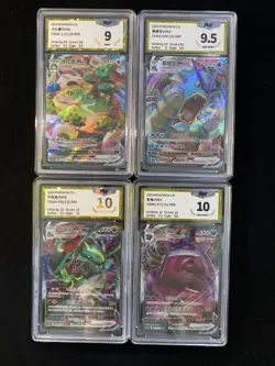 2024 Pokemon TCG S-CN CS4bC 098/132 RRR Rayquaza VMax Lot*4 PGS 10 Pristine LU57 - Image 1