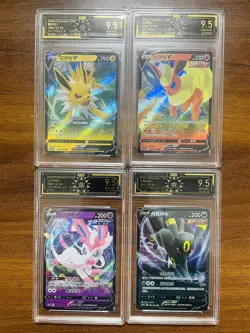 2024 Pokemon TCG CHN RR Eeveelutions V Jolteon、Flareon、Sylveon、Umbreon lot4 VB16 - Image 1
