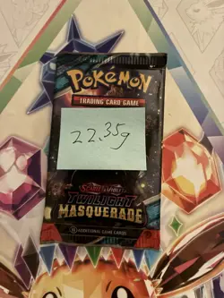 (VERY HEAVY) 22.35g Pokemon TCG Twilight Masquerade Booster Pack (SEALED)✅ - Image 2