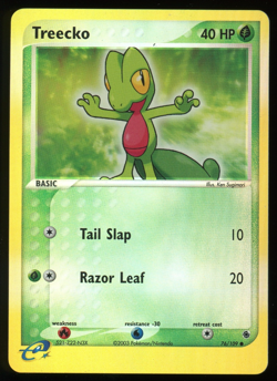 Pokemon 2003 Ex Ruby & Sapphire - Treecko - Reverse Holo - 76 - Image 1
