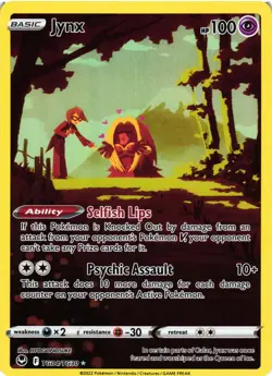 Pokemon TCG Jynx SWSH12: Silver Tempest TG04/TG30 Holo Ultra VLP - Image 1