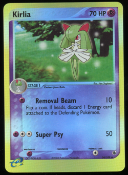 Pokemon 2003 Ex Ruby & Sapphire - Kirlia - Reverse Holo - 34 - Image 1