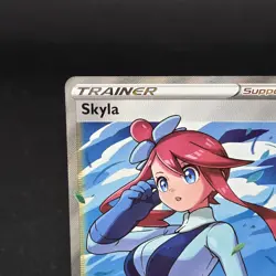 Skyla Full Art Trainer Supporter Ultra Rare Shining Fates Pokemon 72/72 - Image 5