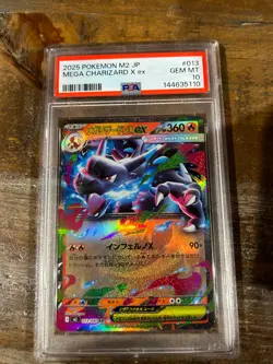 POKEMON 2025 Japanese Inferno X MEGA CHARIZARD X Ex #013 PSA 10 Gem Mint - Image 1