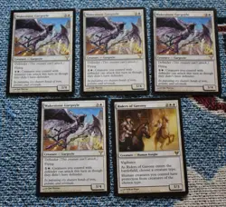 MTG 5x White Rare Wakestone Gargoyle, Riders of Gavony - Image 1