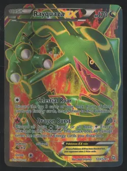 Pokemon TCG Dragons Exalted #123/124 Rayquaza EX Ultra Rare Auction #2 - Image 1