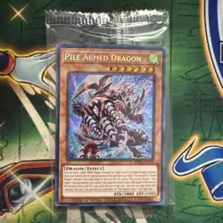 Yugioh! Pile Armed Dragon HAC1-EN174 Secret Rare Limited Edition Sealed NM - Image 1