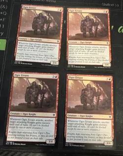 Ogre Errant X4 Throne of Eldraine Magic the Gathering MTG - Image 1