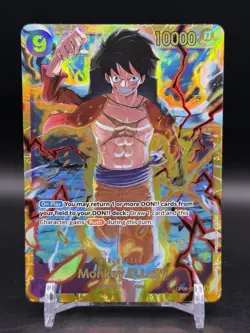 One Piece Monkey.D.Luffy OP09-119 SEC Emperors In The New World English NM - Image 1