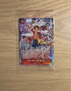 Monkey D. Luffy ONE PIECE Card Japanese ST10-006 One Piece Day Dallas Promo NM - Image 1