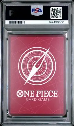 ONE PIECE KING OP01-ROMANCE DAWN #091 ALTERNATE ART PSA 10 - Image 2