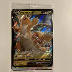 Pokemon GO Dragonite V & VSTAR SWSH236 Full-Art Holo Promo Cards NM/M (sealed) - Image 1