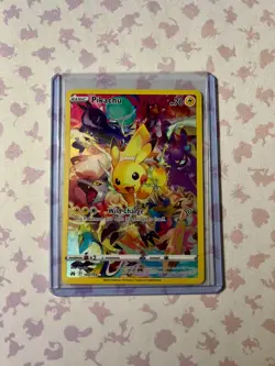 Pikachu 160/159 Secret Rare Full Art Crown Zenith NM Pokemon Card - Image 3