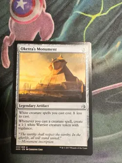 Oketra's Monument Amonkhet Regular NM Card, Magic the Gathering - Image 1