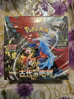 New Pokemon Card Booster Box Ancient Roar sv4K S&V Japanese Sealed shrink - Image 1
