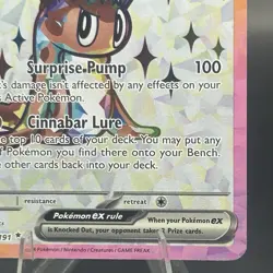 Tatsugiri ex 226/191 Surging Sparks Ultra Rare Full Art Holo Pokemon Card - Image 4