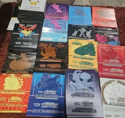 Lot 111 Pokemon Elite Trainer Box Covers and Players guide (No Cards No Boxes) - Image 2