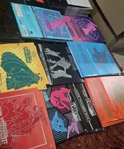 Lot 111 Pokemon Elite Trainer Box Covers and Players guide (No Cards No Boxes) - Image 5