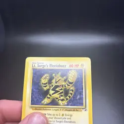 Lt. Surge's Electabuzz - 27/132 - Pokemon Gym Heroes Unlimited Rare Card DMG -c - Image 5