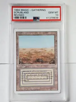 [PSA10] ya03 Mtg Rv Scrubland English Psa 10 Gem Mint - Image 1