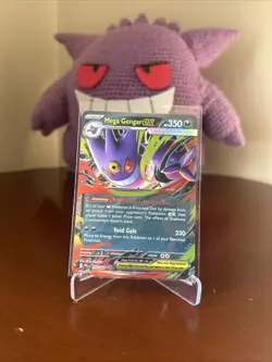 Pokemon TCG Mega Gengar ex 056/094 Double Rare Phantasmal Flames Card - Image 1