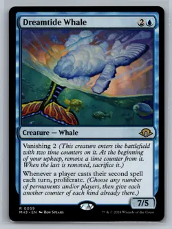 Dreamtide Whale Modern Horizons 3 #59 Magic MTG - Image 1