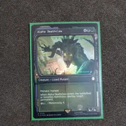 Alpha Deathclaw (Showcase) MTG Universes Beyond: Fallout Foil NM - Image 1