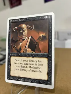 Magic: The Gathering Demonic Tutor Revised Edition Sorcery Uncommon Black - Image 1