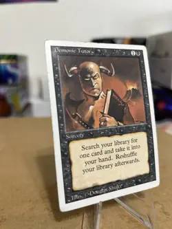 Magic: The Gathering Demonic Tutor Revised Edition Sorcery Uncommon Black - Image 2