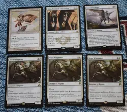 MTG 6x White Rare Boreas Charger, High Sentinels of Arashin, Vryn Wingmare - Image 1