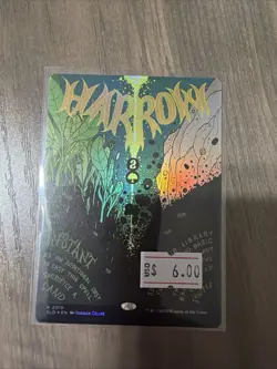 MTG Harrow RAINBOW FOIL Secret Lair Drop 2016 NM - Image 1