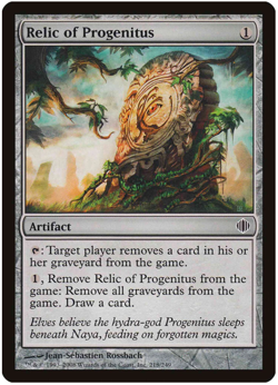 1x Relic of Progenitus Shards of Alara LP MTG - Image 1