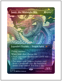 1x Junji, the Midnight Sky, 0009, Foil, Secret Lair Encyclopedia, MTG NM - Image 1