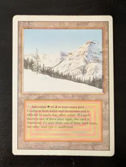 MTG Taiga Revised Edition Moderately Played - Image 1