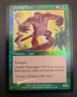 Gorilla Titan Odyssey MTG Foil Near Mint - Image 1