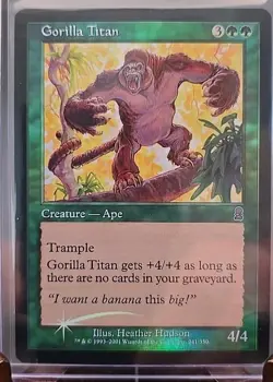 Gorilla Titan Odyssey MTG Foil Near Mint - Image 3